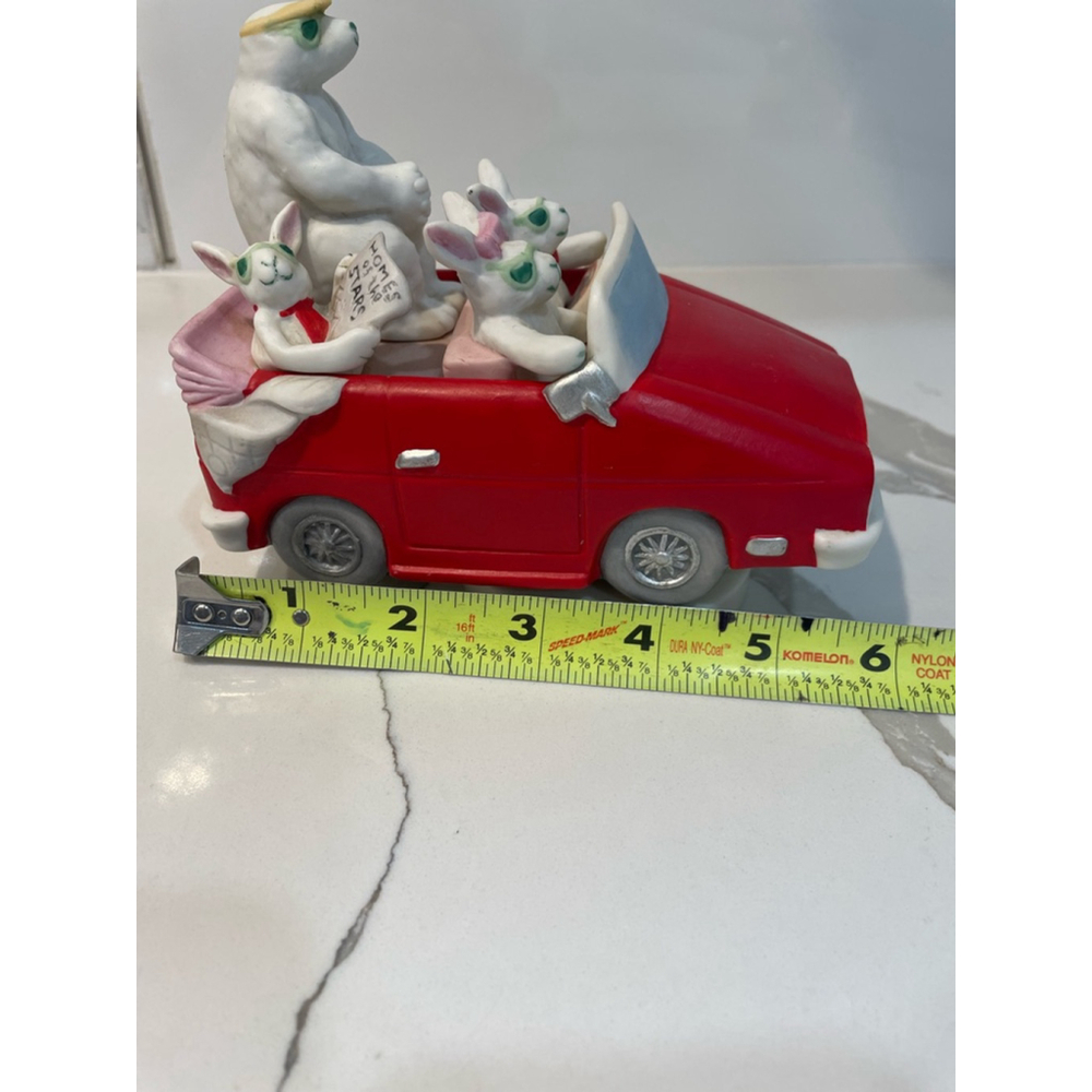 Schmid Norman Rockwell On Top Of The World Music Box Animals in Car Hollywood - Picture 9 of 10